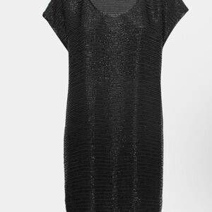 Diane Von Furstenberg Black Asymmetrical Dress